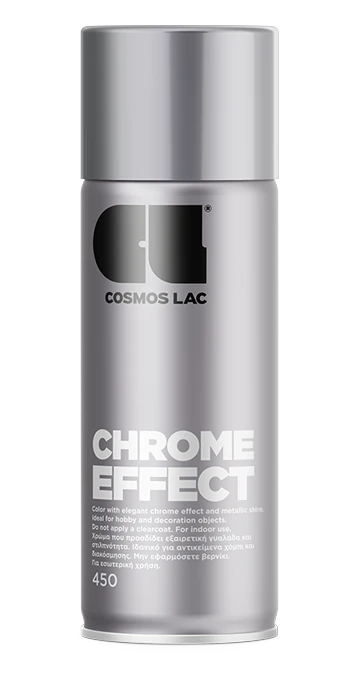 Chrome spray can